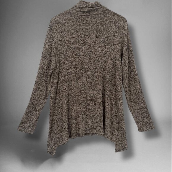 Marla Wynne Turtleneck Tunic Sandy Nude Color Size L - Picture 3 of 4